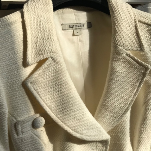Holt Renfrew tweed pockets jacket blazer 6 - Picture 3 of 9